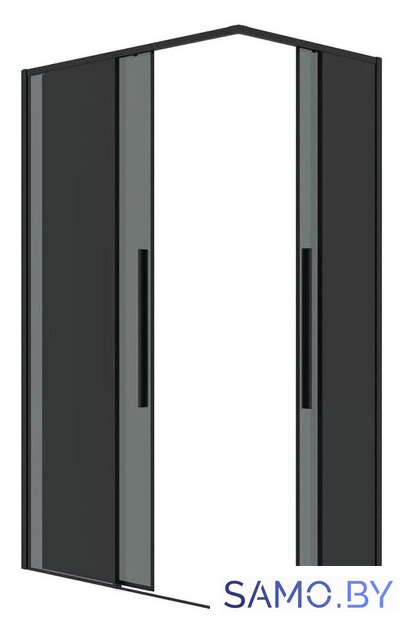 Душевой уголок Grossman Galaxy 90x70x195 300.K33.01.9070.21.10 (черный матовый/тонированное стекло) - Изображение №2 — Интернет-магазин samo.by