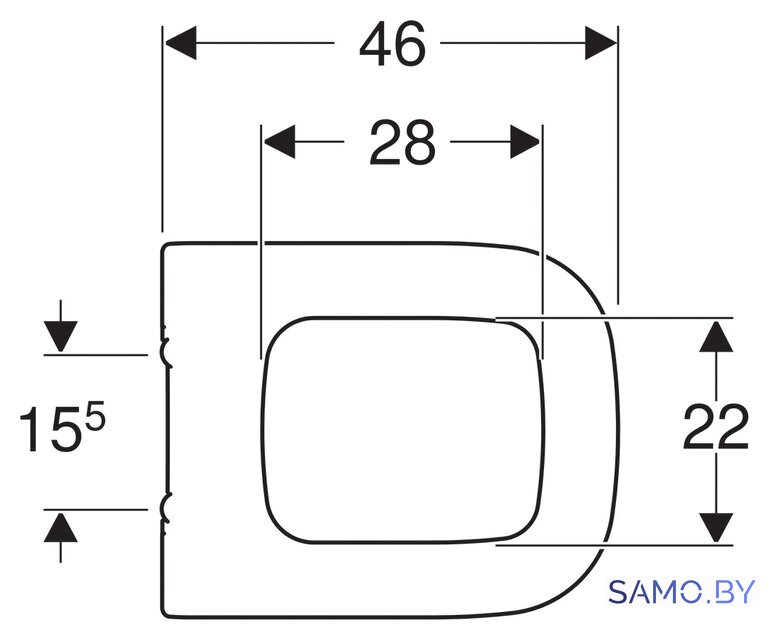 Сиденье для унитаза Geberit My day 575410000 - Изображение №4 — Интернет-магазин samo.by
