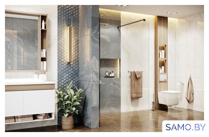 Душевая стенка Ambassador Walk-in 15031110 100 - Изображение №4 — Интернет-магазин samo.by