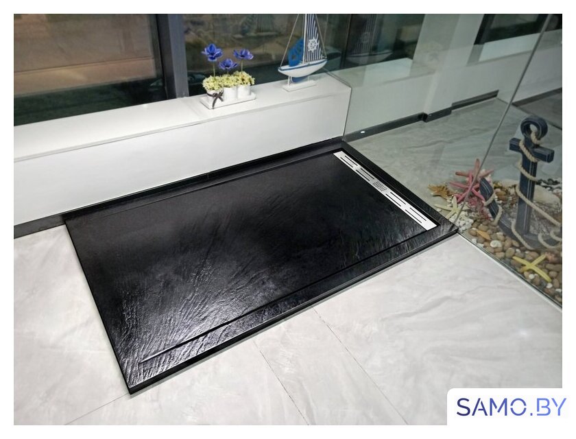 Душевой поддон WeltWasser TRS 10090 Stone-BL (с сифоном) - Изображение №5 — Интернет-магазин samo.by