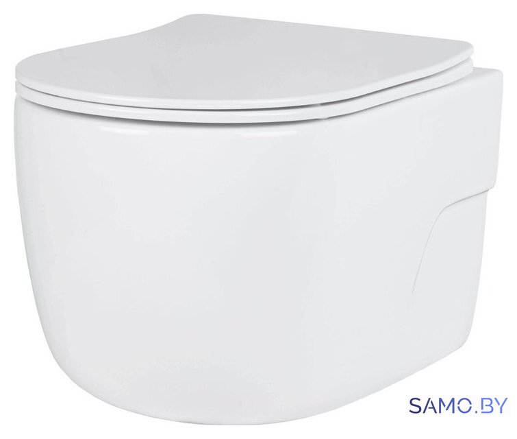 Унитаз подвесной Roxen Porto в комплекте с инсталляцией StounFix Dual Fresh 6 в 1 868474 (кнопка: золото глянцевая) - Изображение №6 — Интернет-магазин samo.by