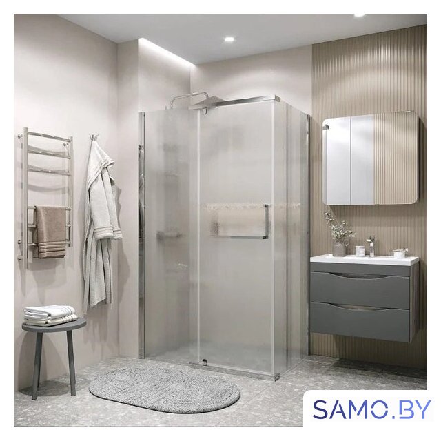 Душевой уголок Grossman Pragma 100x90x195 120.K33.03.1090.10.02 (хром/стекло шиншилла) - Изображение №7 — Интернет-магазин samo.by