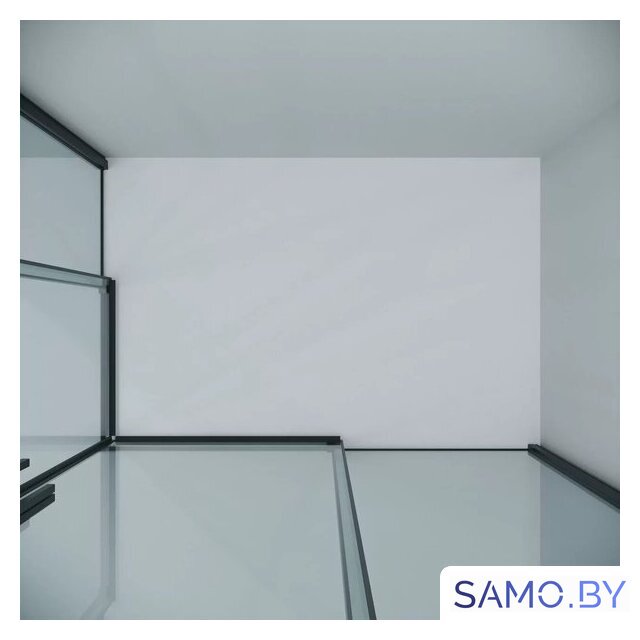 Душевой уголок Grossman Galaxy 90x70x195 300.K33.01.9070.21.00 (черный матовый/прозрачное стекло) - Изображение №6 — Интернет-магазин samo.by
