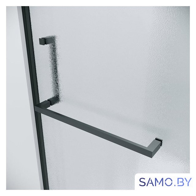 Душевой уголок Grossman Pragma 100x90x195 120.K33.03.1090.21.02 (черный матовый/стекло шиншилла) - Изображение №2 — Интернет-магазин samo.by