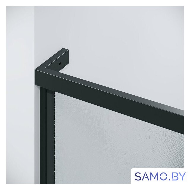Душевой уголок Grossman Pragma 100x90x195 120.K33.03.1090.21.02 (черный матовый/стекло шиншилла) - Изображение №4 — Интернет-магазин samo.by