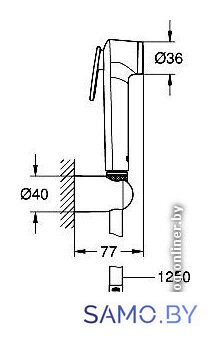 Гигиенический душ Grohe Tempesta-F Trigger Spray 30 26354000 - Изображение №2 — Интернет-магазин samo.by