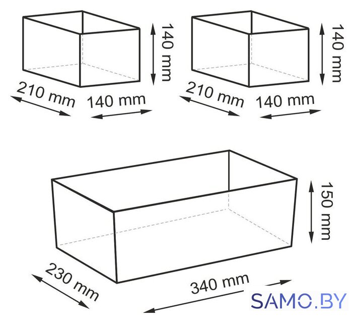 Корзина Wasserkraft Mindel WB-850 Set - Изображение №7 — Интернет-магазин samo.by