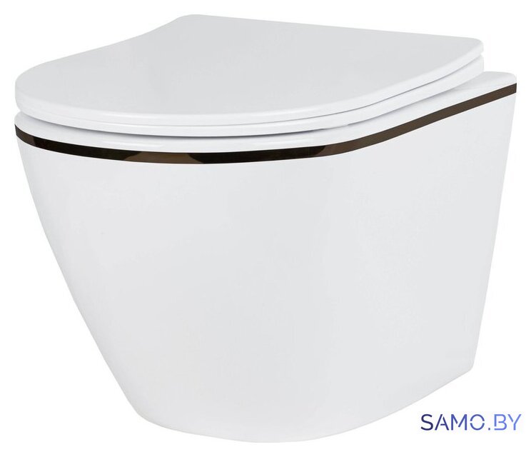 Унитаз подвесной Roxen Antares Black в комплекте с инсталляцией StounFix Dual Fresh 6 в 1 868617 (кнопка: оружейная сталь матовая) - Изображение №4 — Интернет-магазин samo.by