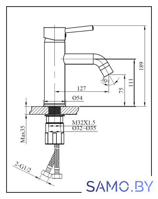 Смеситель Altrobagno Metropoli 0122 NeOp - Изображение №8 — Интернет-магазин samo.by