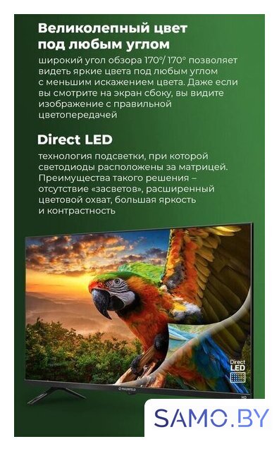 Телевизор MAUNFELD MLT32HSX02 - Изображение №6 — Интернет-магазин samo.by