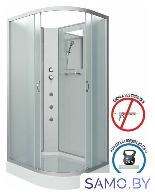 Душевая кабина Niagara NG-3312-14LBKG 120x80x200 - Изображение №3 — Интернет-магазин samo.by