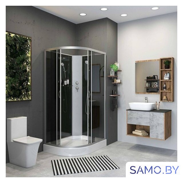 Душевая кабина Niagara NG-3512-14RBK 120x80 - Изображение №1 — Интернет-магазин samo.by