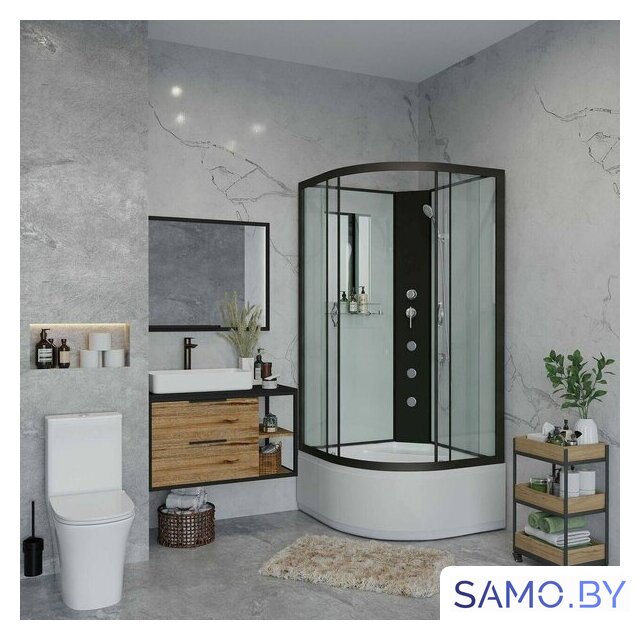 Душевая кабина Niagara NG-6708-14BKG 90x90x215 - Изображение №1 — Интернет-магазин samo.by
