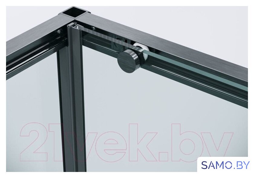 Душевой уголок Grossman Galaxy 110х100х195 120.K33.01.1110.42.00 (графит сатин/прозрачное стекло) - Изображение №5 — Интернет-магазин samo.by