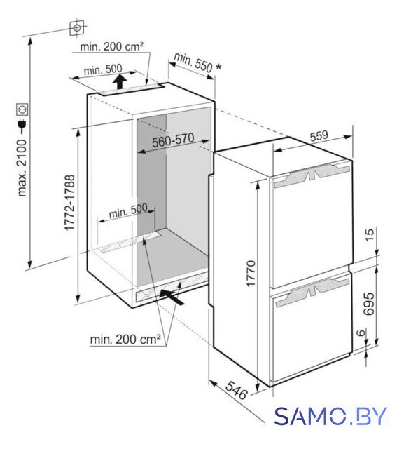 Холодильник Liebherr ICNf 5103 Pure NoFrost 5103-22001 - Изображение №18 — Интернет-магазин samo.by