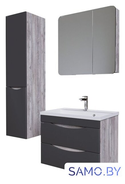  Grossman Шкаф с зеркалом Талис 80 L 208009 - Изображение №1 — Интернет-магазин samo.by