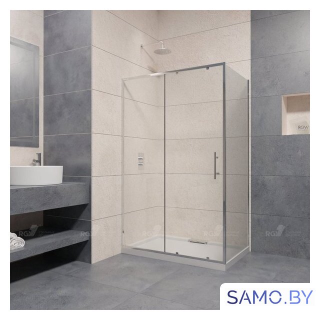Душевой уголок RGW PA-145 020814584-11 80x140 (хром/прозрачное стекло) - Изображение №2 — Интернет-магазин samo.by