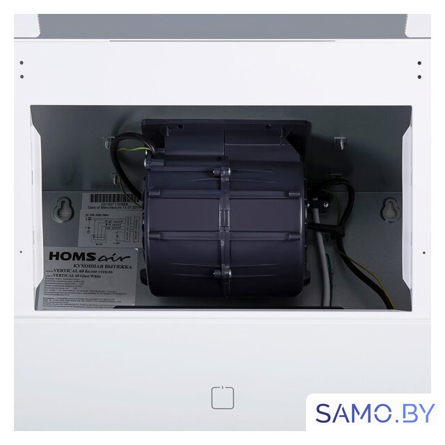 Кухонная вытяжка HOMSair Vertical 60 Glass (белый) - Изображение №14 — Интернет-магазин samo.by