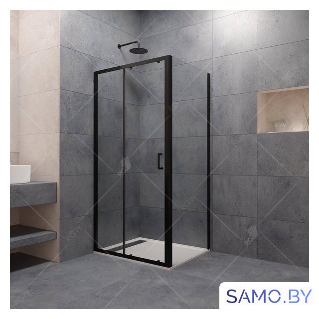 Душевой уголок RGW PA-74B 410874159-14 150x90 (черный/прозрачное стекло) - Изображение №1 — Интернет-магазин samo.by