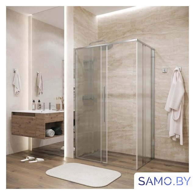 Душевой уголок Grossman Galaxy 120х100х195 120.K33.01.1210.10.02 (хром/шиншилла стекло) - Изображение №7 — Интернет-магазин samo.by