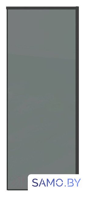 Душевая стенка Grossman Galaxy 100х195 200.K33.01.100.21.10 (черный матовый/стекло тонированное) - Изображение №1 — Интернет-магазин samo.by
