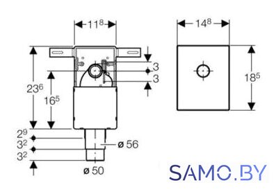 Сифон Geberit 151.120.21.1 - Изображение №2 — Интернет-магазин samo.by
