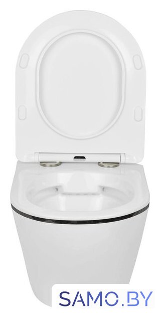 Унитаз подвесной Roxen Antares Black в комплекте с инсталляцией StounFix Dual Fresh 6 в 1 868551 (кнопка: белый глянцевая) - Изображение №10 — Интернет-магазин samo.by