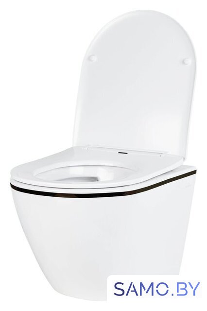 Унитаз подвесной Roxen Antares Black в комплекте с инсталляцией StounFix Dual Fresh 6 в 1 868551 (кнопка: белый глянцевая) - Изображение №8 — Интернет-магазин samo.by