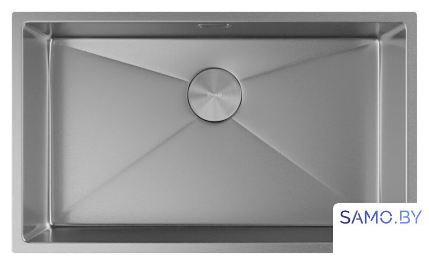 Кухонная мойка ZorG Zerox 74 U / IF Steel - Изображение №3 — Интернет-магазин samo.by