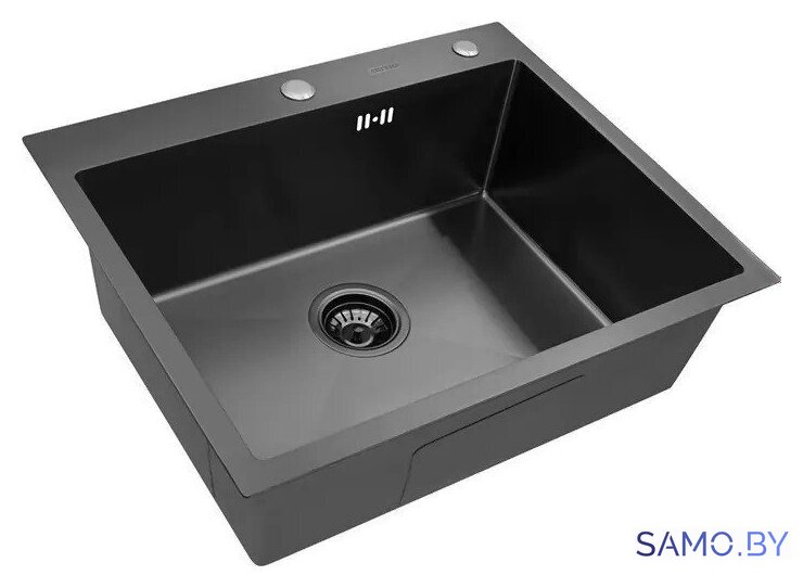 Кухонная мойка ARFEKA Eco AR 600*500 Black PVD Nano - Изображение №1 — Интернет-магазин samo.by