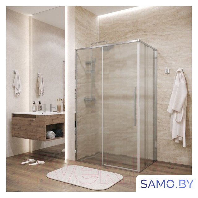 Душевой уголок Grossman Galaxy 130х100х195 120.K33.01.1310.10.02 (хром/стекло шиншилла) - Изображение №8 — Интернет-магазин samo.by