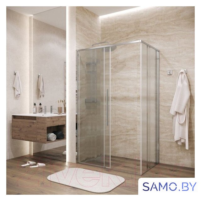 Душевой уголок Grossman Galaxy 130х100х195 120.K33.01.1310.10.02 (хром/стекло шиншилла) - Изображение №7 — Интернет-магазин samo.by