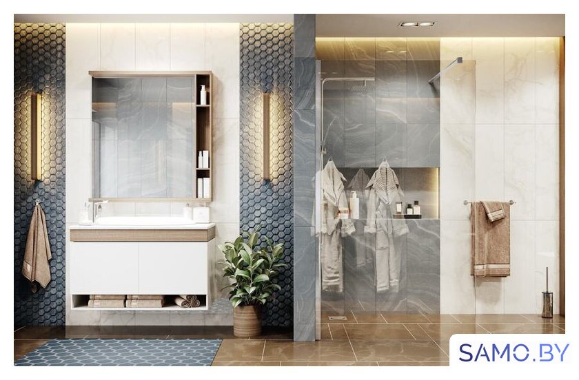Душевая стенка Ambassador Walk-in 15031101 90 - Изображение №3 — Интернет-магазин samo.by