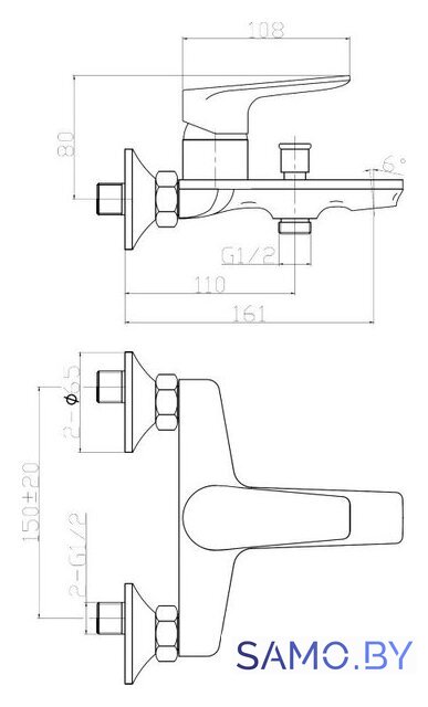 Смеситель WeltWasser WW MX ODER 403 (хром) - Изображение №2 — Интернет-магазин samo.by