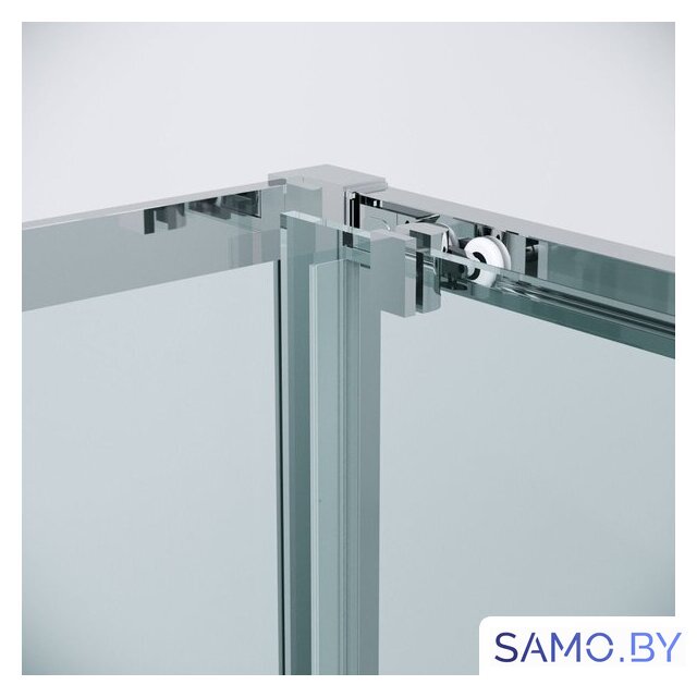 Душевой уголок Grossman Cosmo 100x90x195 120.K33.02.1090.10.00 (хром/прозрачное стекло) - Изображение №4 — Интернет-магазин samo.by