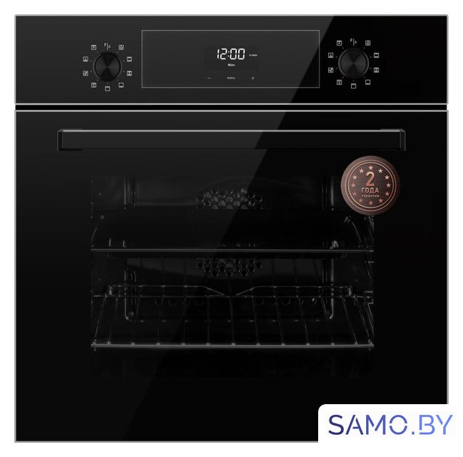 Электрический духовой шкаф Weissgauff EOV 306 SB Black Edition - Изображение №1 — Интернет-магазин samo.by