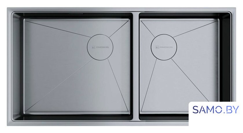 Кухонная мойка Omoikiri Taki 85-2-LB-U/IF Side In (нержавеющая сталь) - Изображение №1 — Интернет-магазин samo.by