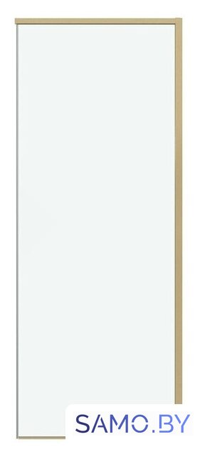 Душевая стенка Grossman Galaxy 90x195 200.K33.01.90.32.00 (золото сатинстекло прозрачное) - Изображение №1 — Интернет-магазин samo.by