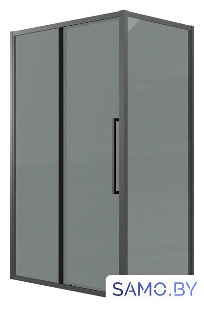 Душевой уголок Grossman Cosmo 100x90x195 120.K33.02.1090.21.10 (черный матовый/тонированно стекло) - Изображение №1 — Интернет-магазин samo.by