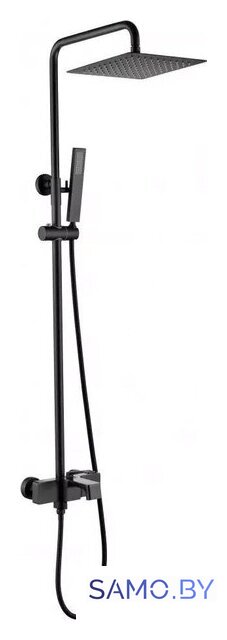 Душевая система  Grocenberg GB7090 (черный матовый) - Изображение №7 — Интернет-магазин samo.by