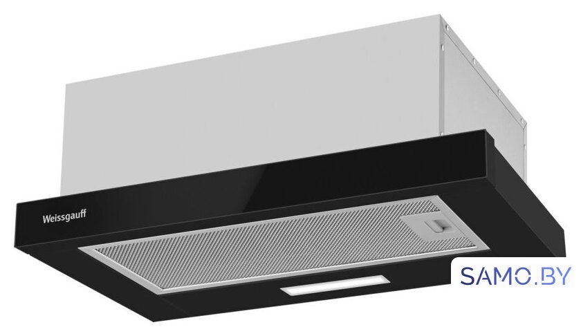 Кухонная вытяжка Weissgauff TEL 500 Black Glass - Изображение №1 — Интернет-магазин samo.by