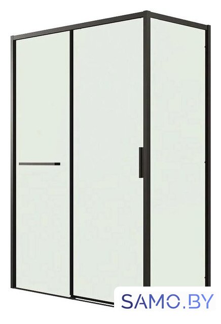Душевой уголок Grossman Style 120x70x195 120.K33.05.1270.21.00 (черный матовый/прозрачное стекло) - Изображение №1 — Интернет-магазин samo.by