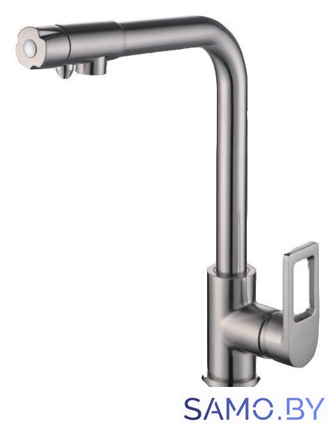 Смеситель FRAP H72 F4372-5 (матовый хром) - Изображение №1 — Интернет-магазин samo.by