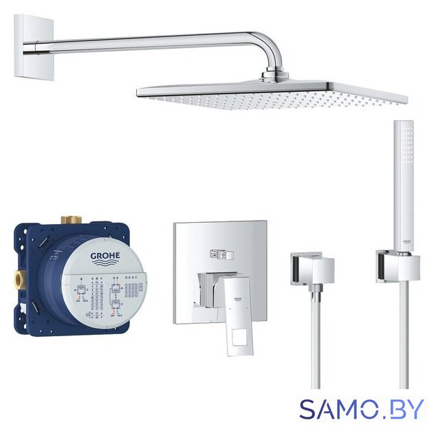 Душевая система  Grohe Eurocube 25238000 - Изображение №1 — Интернет-магазин samo.by