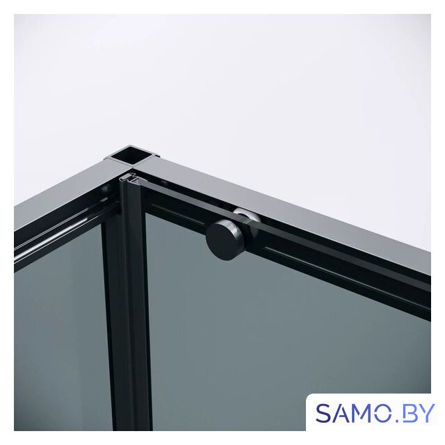 Душевая стенка Grossman Galaxy 90x195 200.K33.01.90.21.10 (черный матовый/стекло тонированное) - Изображение №3 — Интернет-магазин samo.by