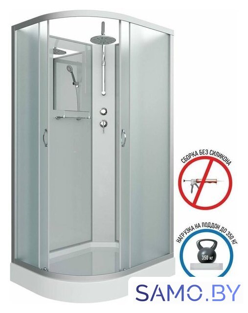 Душевая кабина Niagara NG-3312-14RBKT 120x80x200 - Изображение №3 — Интернет-магазин samo.by