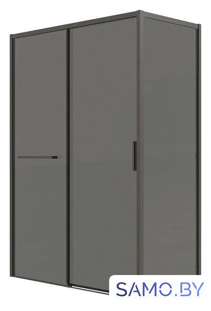 Душевой уголок Grossman Style 100x90x195 120.K33.05.1190.21.10 (черный матовый/тонированное стекло) - Изображение №1 — Интернет-магазин samo.by