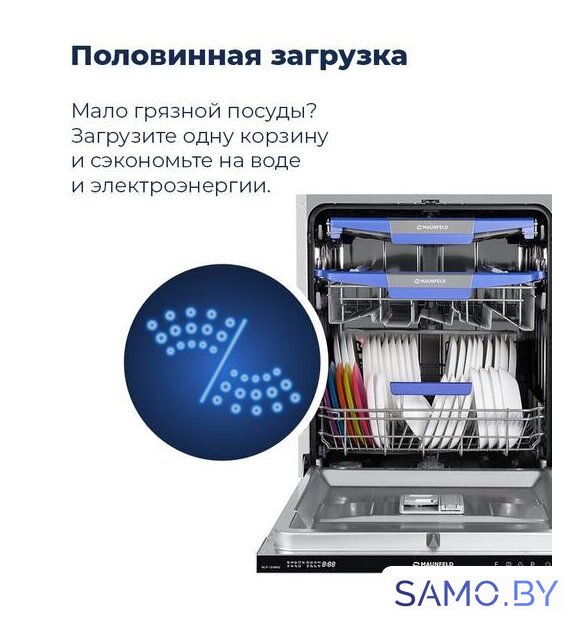 Встраиваемая посудомоечная машина MAUNFELD MLP-12IMR - Изображение №36 — Интернет-магазин samo.by