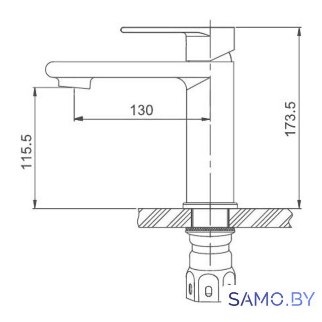 Смеситель Gappo G1099-20 - Изображение №2 — Интернет-магазин samo.by