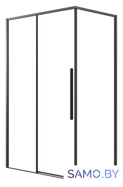 Душевой уголок Grossman Galaxy 120x80x195 120.K33.01.1280.21.00 (черный матовый/прозрачное стекло) - Изображение №1 — Интернет-магазин samo.by